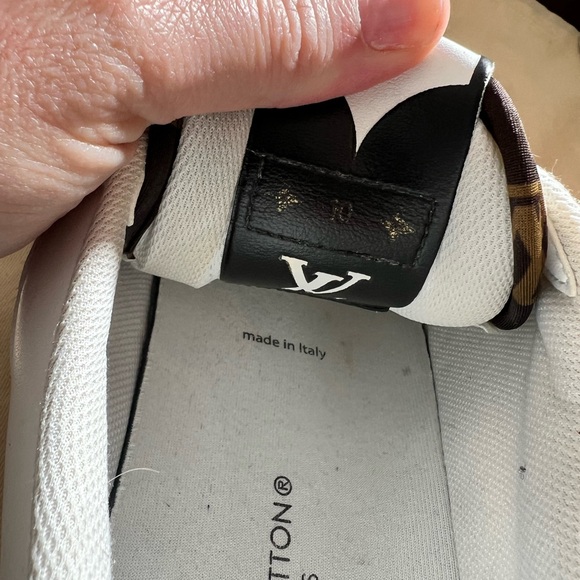 LOUIS VUITTON
Charlie Sneakers size 10 - 1st pic stock pic; rest are actual GUC - Picture 8 of 10